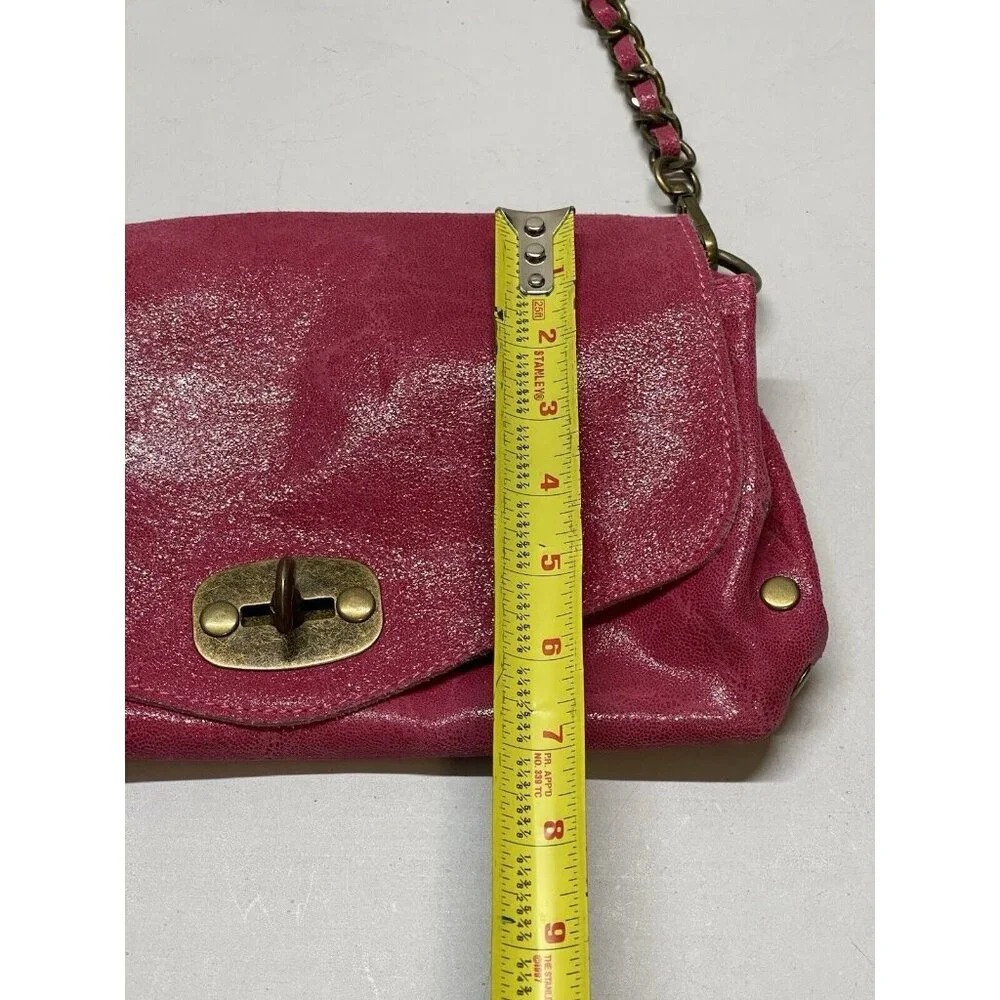 Zagara Italian Leather Pink Purse